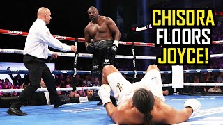 DEREK CHISORA DROPS amp OUTBOXES JOE JOYCE 🫣🔥🥊 POST FIGHT REVIEW NO FOOTAGE [upl. by Ahsinek]