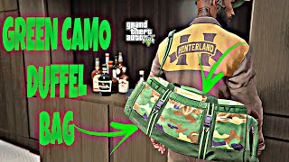 GTA 5 ONLINE CAMO DUFFEL BAG GLITCH [upl. by Caesar943]