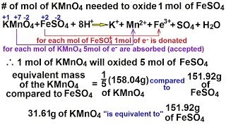 Chemistry  OxidationReduction Reaction 17 of 19 Equivalent Mass [upl. by Jackquelin823]