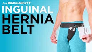 Braceability Inguinal Hernia Support Brief  bilateral hernia truss belt for men and women [upl. by Pros]