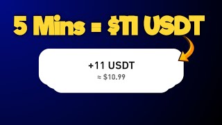 5 mins  1100 USDT ♡ Best Usdt Earning Site 2024  Usdt Mining Site [upl. by Pfaff]