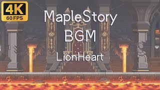 🍁4K60FPS MapleStory 新楓之谷 2Hours Seamless Version BGM （LionHeart）Study asmr Enjoy [upl. by Premer]