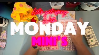 Monday Mini’s Spicy style challenges completed sinking funds saving minimonday financialfun [upl. by Haelhsa]