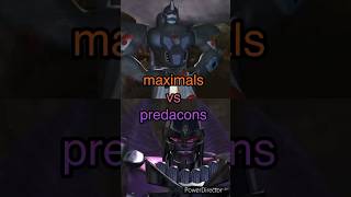 maximals vs predacons around one trailer transformersbestwars vs edit [upl. by Sheila]