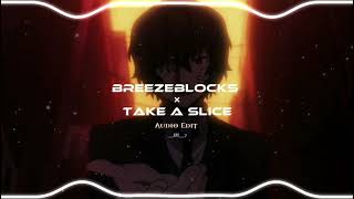 Breezeblocks × Take a slice Audio Edit [upl. by Haidabo]