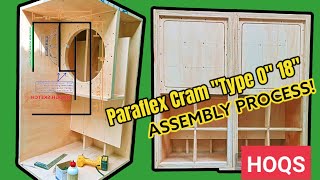 PARAFLEX Type Oquot Assembly Step by Step High Breed Box design Quality Subwoofer box HOQS [upl. by Lattimer]