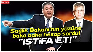 Murat Emir Sağlık Bakanının yüzüne baka baka hesap sordu quotİstifa etquot [upl. by Malchy]