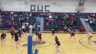 Serving and dig vs Mount Greylock 102624 [upl. by Zemaj]