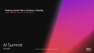 AWS reInvent 2018 Making Aerial MicroDrones a Reality AIS306 [upl. by Kiefer]