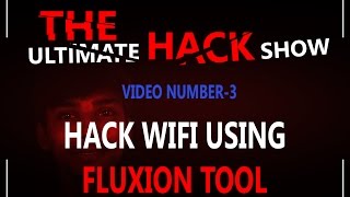 UHS Hack WiFi using Fluxion Tool  Bangla Tutorial [upl. by Alegnad]