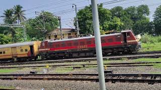 Tiruchendur express departing from chengalpattu  circar express kacheguda express arriving [upl. by Acysej]