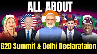 All about G20 Summit 2023 amp Delhi Declaration  CLAT 2024  CLAT  Unacademy CLAT clat clat2024 [upl. by Jurgen]