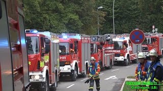 FEUERALARM IN KLINIK  Großeinsatz der Feuerwehren  RETTUNG EVAKUIERUNG SUCHE  Ü [upl. by Bette-Ann886]