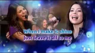 Miranda Cosgrove amp Victoria Justice Leave It All To Shine Karaoke [upl. by Amaleta]