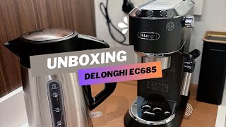 ☕️ Lets Unbox Our New DeLonghi Espresso Machine ☕️ [upl. by Irt322]