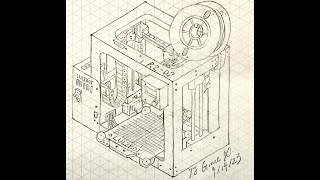 Isometric Pictorial Drawing of 3D Printer [upl. by Asiulana23]