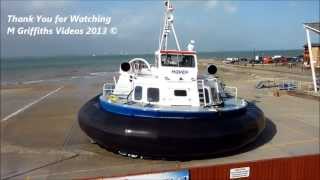 HD Hovercrafts at Ryde Hoverport UK 130513 [upl. by Yellat]