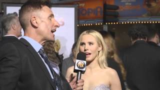 Kristen Bell Slaps a Reporter On The Boss Red Carpet [upl. by Tratner]