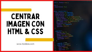 Como alinear imágenes en HTML con CSS  Centrar imagen con CSS 💡 Tips CSS [upl. by Carmencita]