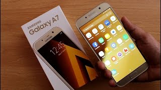 Samsung Galaxy A7 2017 Unboxing And Review I Hindi [upl. by Lucania756]