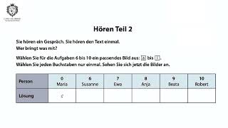 Model Test8 A2  German  A2 Goethe Exam Preparation  Languagebridge001 a2examgoethe [upl. by Bois]