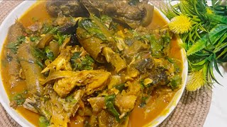 RICH AND DELICIOUS OHAORA SOUP MADE WITH COW TAIL  STEP BY STEP NIGERIAN FOOD [upl. by Audwin136]