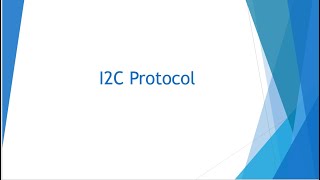 The I2C Protocol [upl. by Seow513]