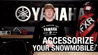 Accessorize Your Snowmobile  Yamaha Parts amp Accessories [upl. by Eniluqaj]