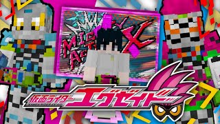 NEW UPDATE KAMEN RIDER EXAID KAMEN RIDER EXAID ADDON  MINECRAFT [upl. by Aneahs226]