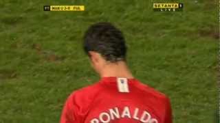 Cristiano Ronaldo Vs Fulham Home English Commentary  0708 By CrixRonnie [upl. by Kalikow]