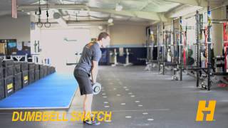 Dumbbell Snatch  Short Demo [upl. by Eeral]