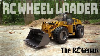 I Bought an RC Wheel Loader  HUINA 1583 Metal Wheel Loader  Unboxing amp Test Run [upl. by Nolte]