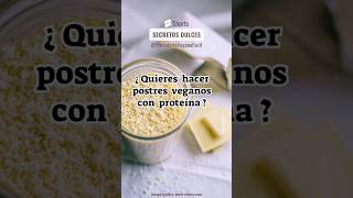 Postres Veganos Nutritivos  con Proteína Vegetal  shorts veganrecipes veganfood pasteleria [upl. by Atrebla]