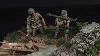 How to make a diorama  Tutorial  Scale 135 US Anti Tank Team [upl. by Losiram]