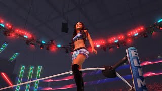 WWE 2K24  Rosa Mendes VS Tatum Paxley  Casket Match [upl. by Nodnorb]