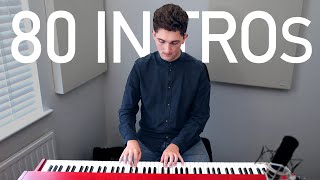 TOP 80 GREATEST PIANO INTROS [upl. by Phi]