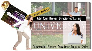 Brokers How to Add Your FREE Directories Listing [upl. by Idnyc]