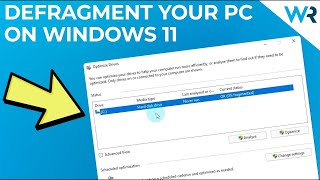 How to Defragment Drives in Windows 11 – Boost PC Performance 🚀 [upl. by Redlac]