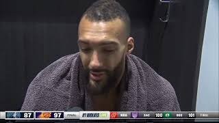 Rudy Gobert Post Game Interview  Minnesota Timberwolves vs Phoenix Suns [upl. by Aicargatla]