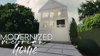 Bloxburg  Modernized Victorian Home  160k  House Build [upl. by Lleznov851]