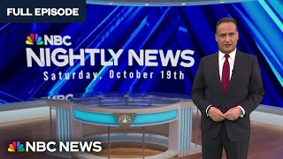 Nightly News Full Broadcast  Oct 19 [upl. by Lila]