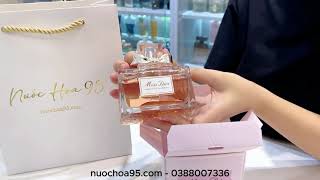 NƯỚC HOA MISS DIOR ABSOLUTELY BLOOMING  Mở hộp trực tiếp tại Nước Hoa 95 [upl. by Diskin]