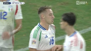 Davide Frattesi Goal Israele vs Italia 10 Goal e Highlights estesi [upl. by Nahsed]