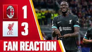 AC MILAN 13 LIVERPOOL  Post Match Fan Reactions [upl. by Ada197]