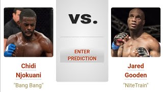 Chidi Njokuani VS Jared Gooden  UFC Fight Night Preview amp Picks  Pinoy Silent Picks [upl. by Pearline]