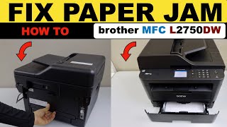 Brother MFC L2750dw Paper Jam [upl. by Adanama]