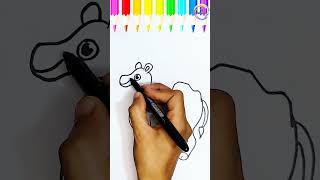 How to Draw A Camel 🐪  Easy Camel Drawing shorts shortfeed drawingtutorials art drawing [upl. by Debora]