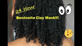 I Left Bentonite Clay In My Hair For 24 Hours [upl. by Yssej191]