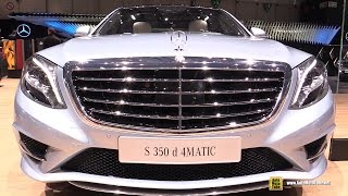 2016 Mercedes S350d 4Matic  Exterior and Interior Walkaround  2016 Geneva Motor Show [upl. by Ahsitil]