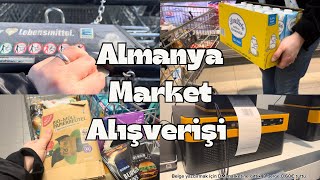 Almanya’da Eşim ve Benim Bir Haftalık Market Alışverişimiz ve FiyatlarıEdeka DM Tedi Türk Marketi [upl. by Airotnes4]